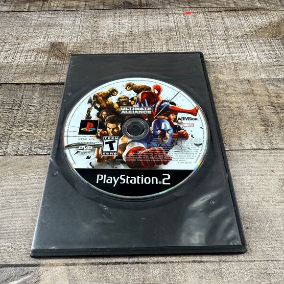 Marvel: Ultimate Alliance (Sony PlayStation 2 PS2, 2006) (Disc Only Loose) - Picture 1 of 7